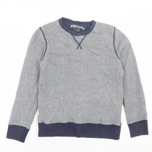 Johnnie B Boys Grey  Cotton Pullover Sweatshirt Size 11-12 Years  Pullover