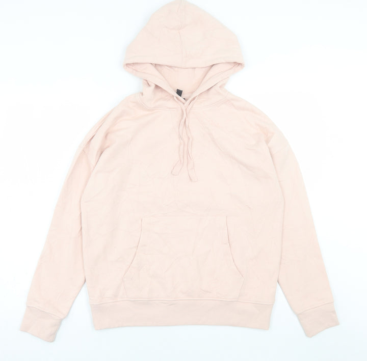 Nobodys Child Womens Pink  Cotton Pullover Hoodie Size S  Pullover