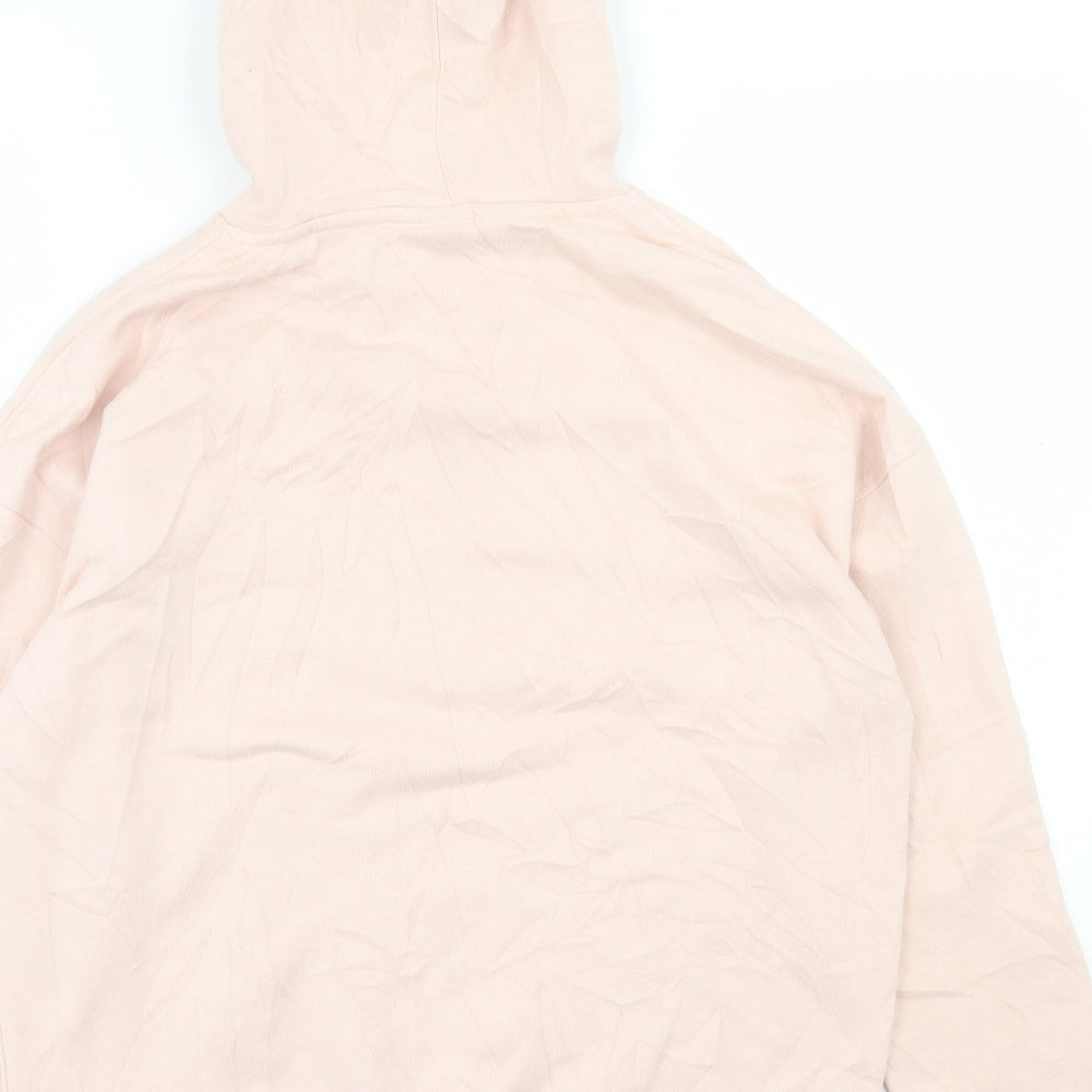 Nobodys Child Womens Pink  Cotton Pullover Hoodie Size S  Pullover