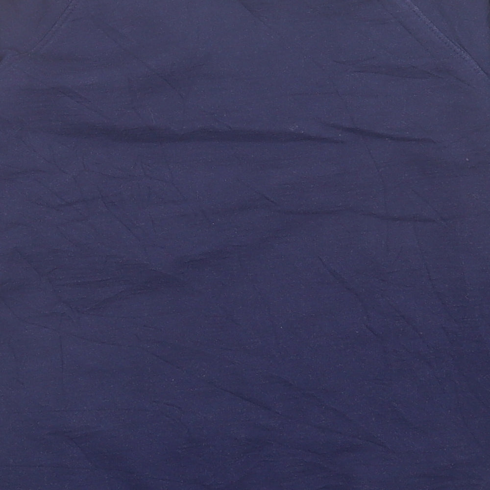 Old Navy Girls Blue Striped Cotton Pullover Sweatshirt Size 6-7 Years  Pullover