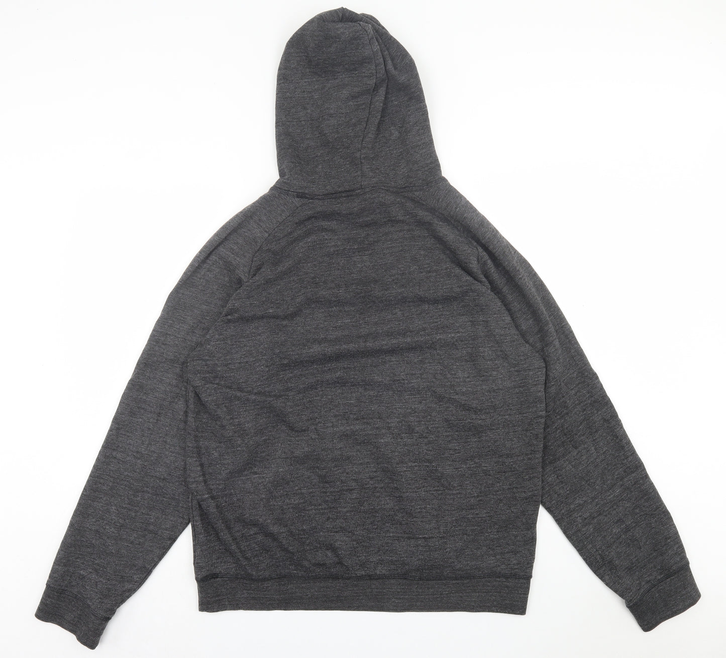 H&M Mens Grey  Cotton Pullover Hoodie Size L