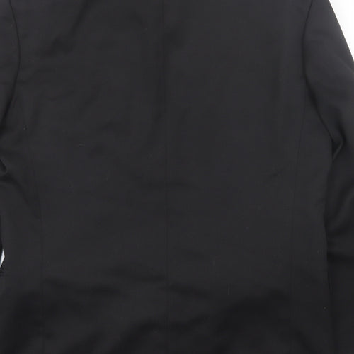 Burton Mens Black  Viscose Jacket Suit Jacket Size 40