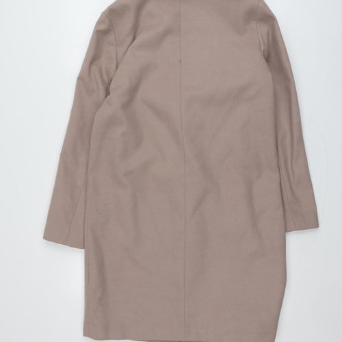 New Look Womens Pink   Overcoat Coat Size 8