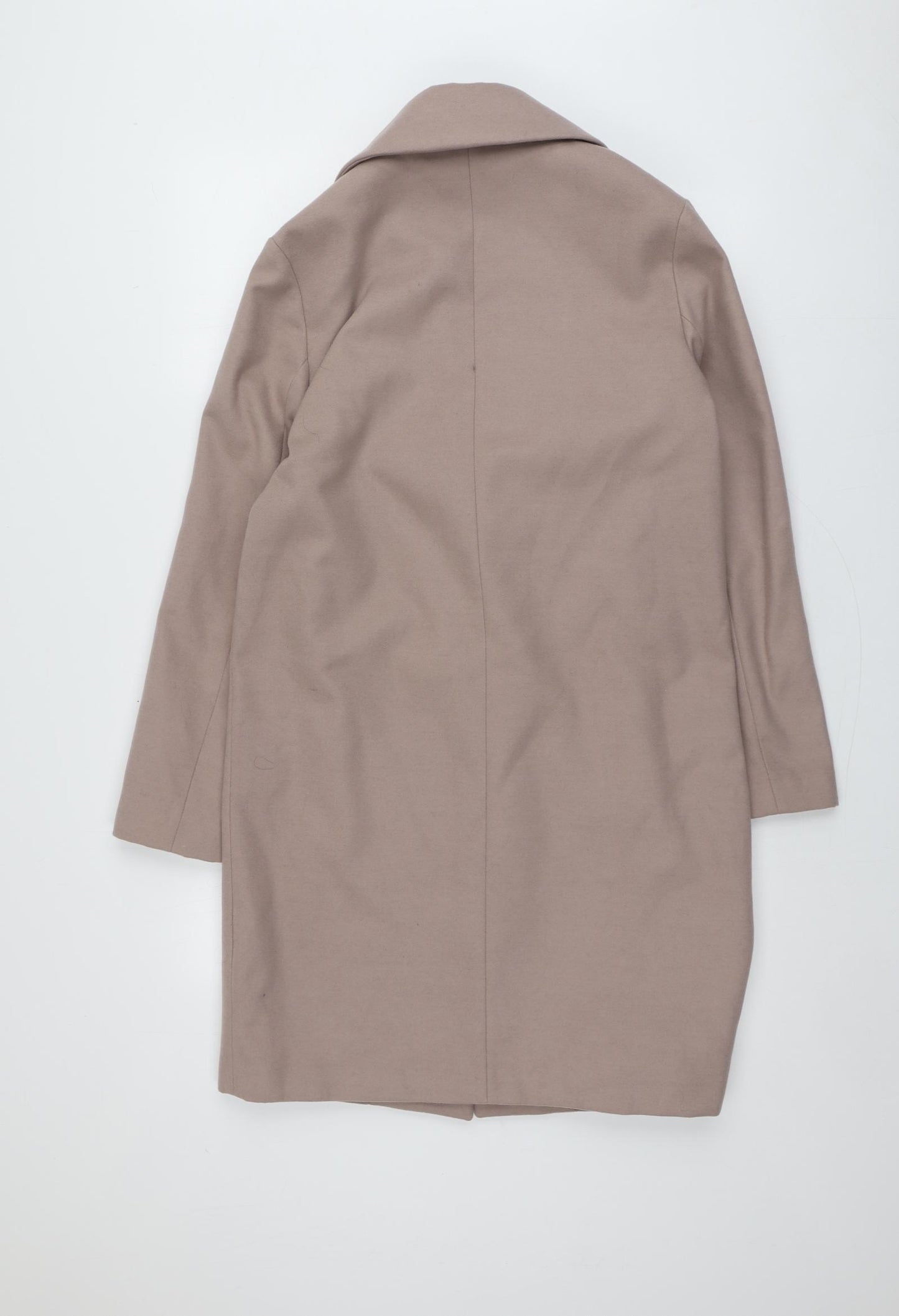 New Look Womens Pink   Overcoat Coat Size 8