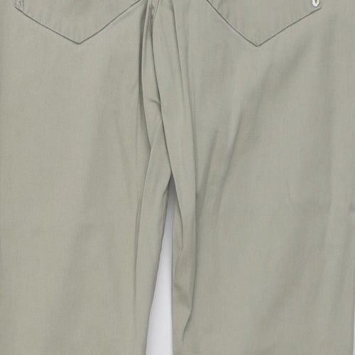 Fabric of Life Mens Beige  Cotton Trousers  Size 32 L29 in Regular