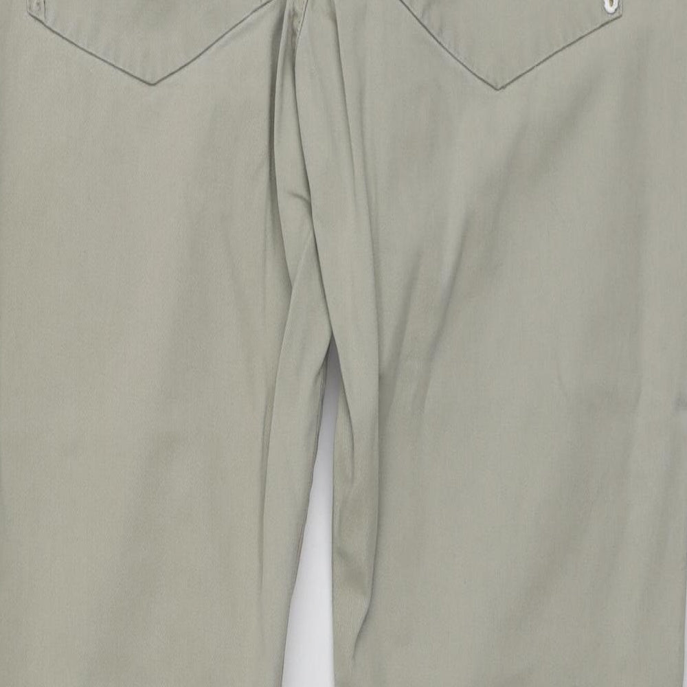 Fabric of Life Mens Beige  Cotton Trousers  Size 32 L29 in Regular