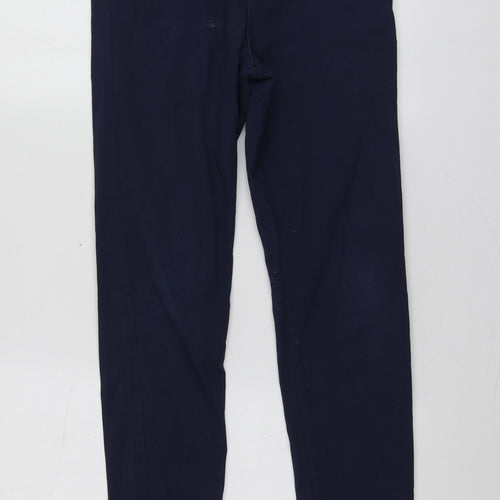 Boys Boys Blue  Cotton Jegging Trousers Size 13 Years  Regular