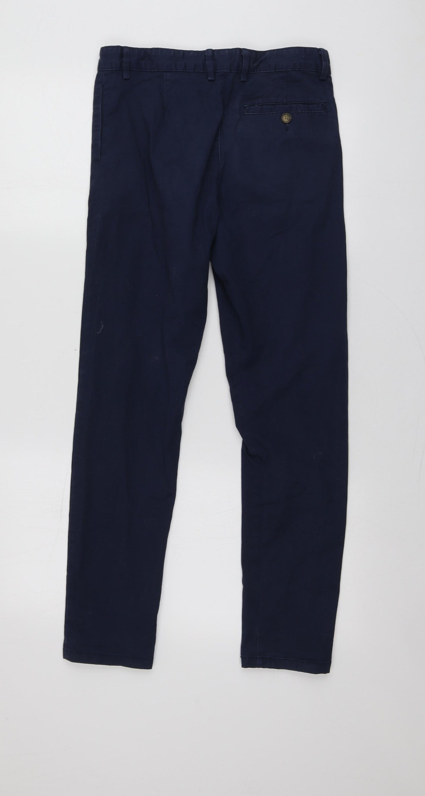 Boys Boys Blue  Cotton Jegging Trousers Size 13 Years  Regular