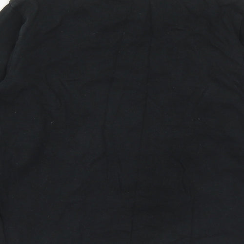 NEXT Boys Black  Cotton Pullover Sweatshirt Size 6 Years   - Game on