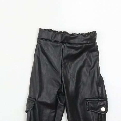 Bordo  Girls Black  Polyamide Cargo Trousers Size 3 Years  Regular