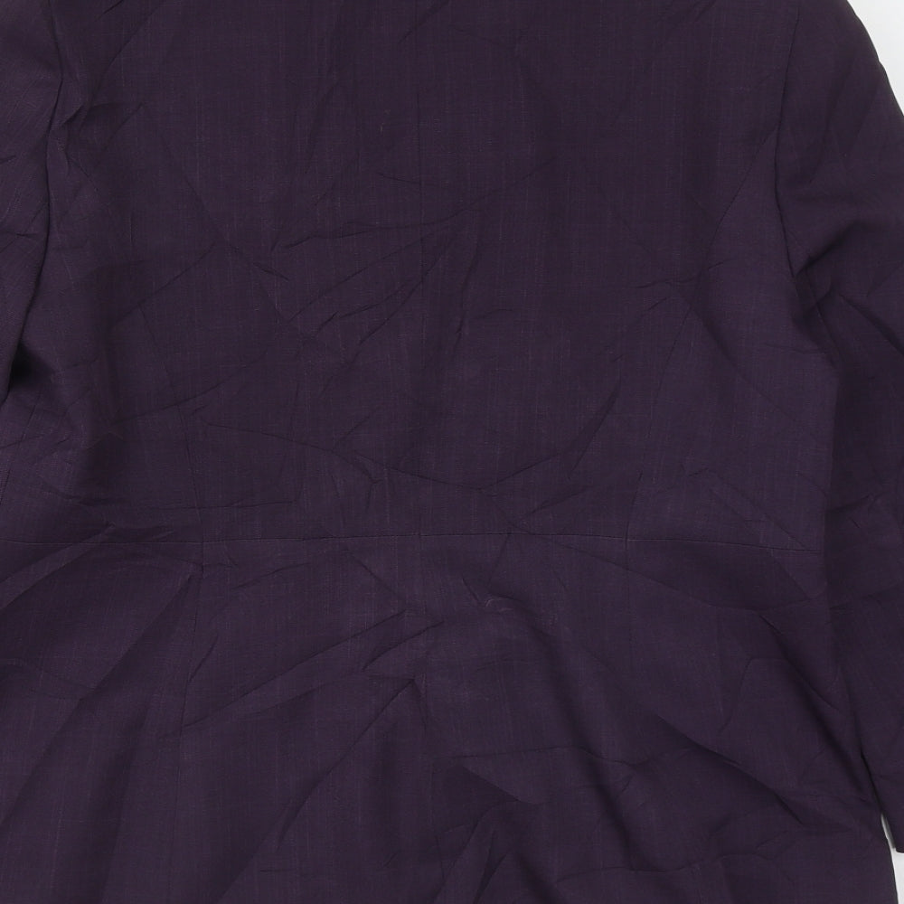 NL Collection Womens Purple   Jacket  Size 16  Hook & Eye