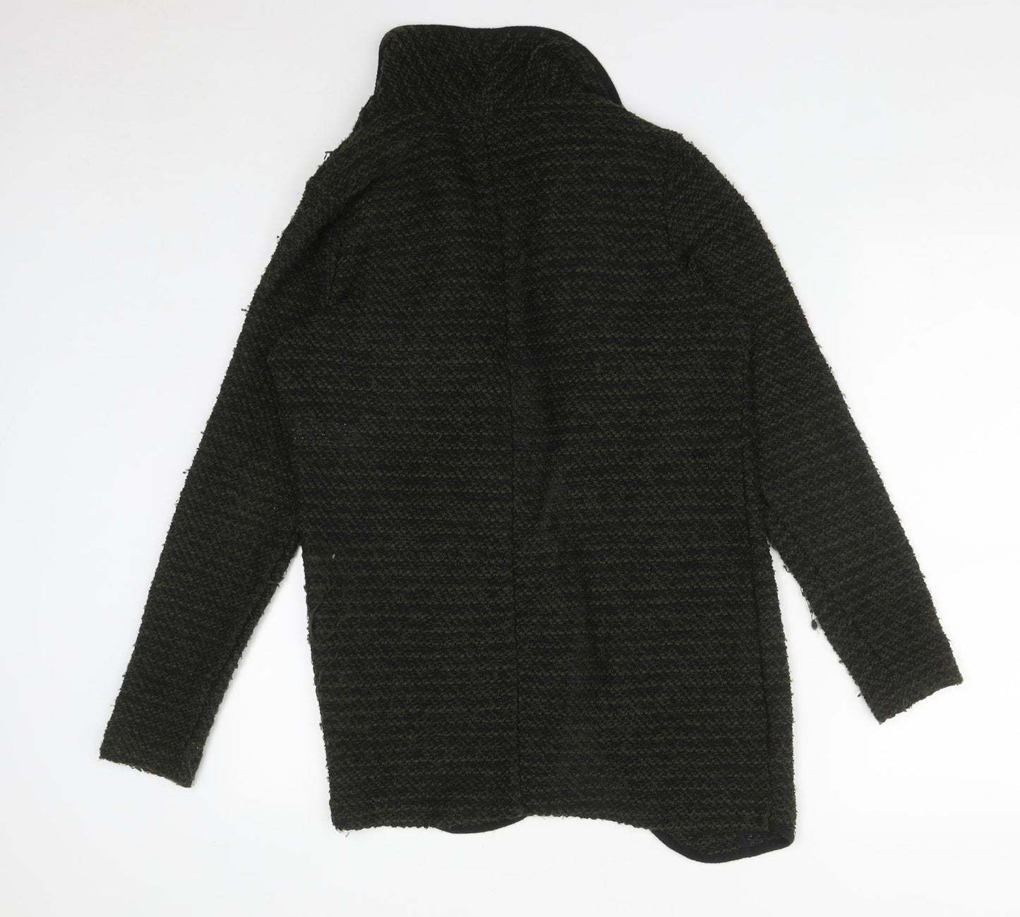 New Look Womens Green V-Neck  Polyester Cardigan Jumper Size 10
