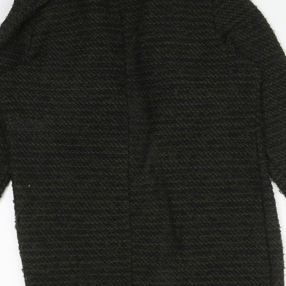 New Look Womens Green V-Neck  Polyester Cardigan Jumper Size 10