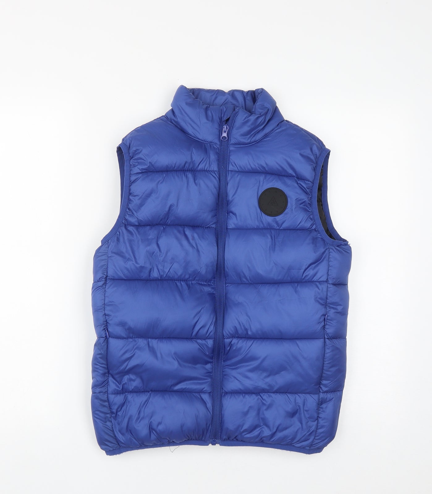 River Island Mens Blue   Gilet Waistcoat Size 2XS  Zip