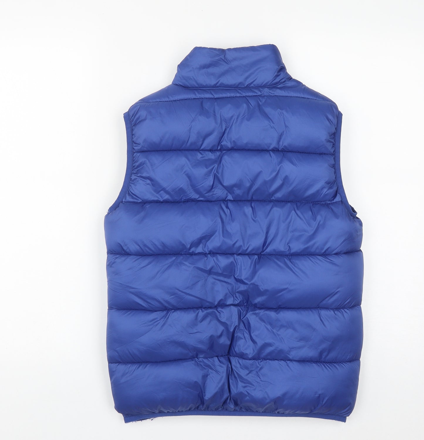 River Island Mens Blue   Gilet Waistcoat Size 2XS  Zip