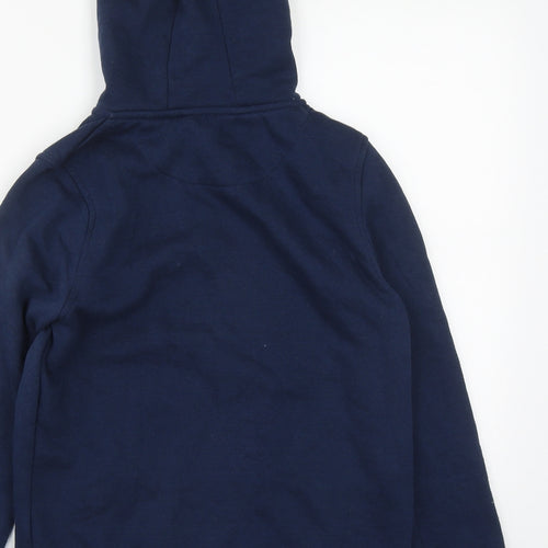 Primark Boys Blue  Cotton Full Zip Hoodie Size 11-12 Years  Zip