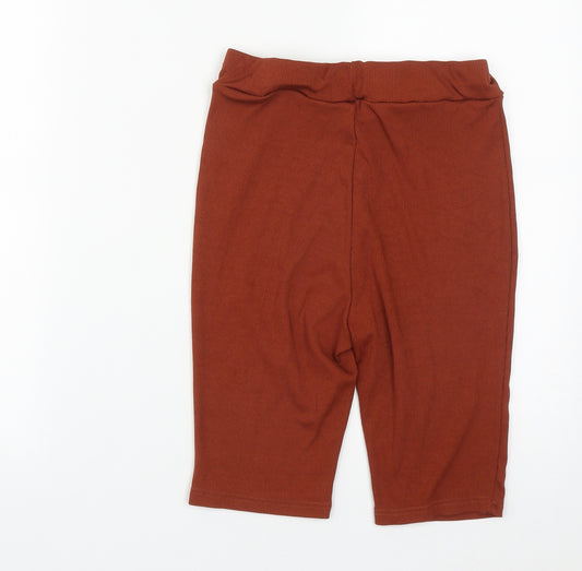 SheIn Womens Brown  Polyester Compression Shorts Size XL L9 in Regular