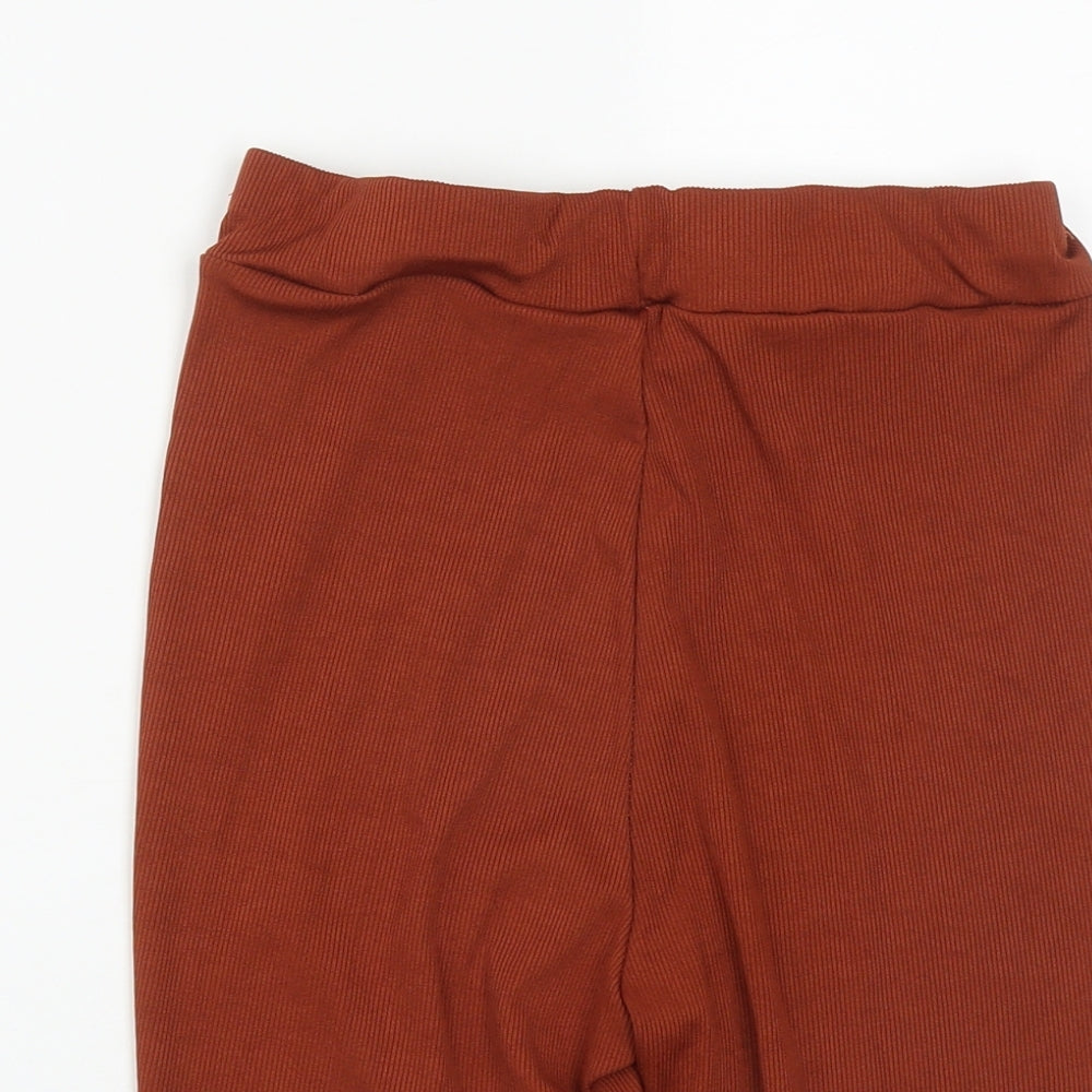 SheIn Womens Brown  Polyester Compression Shorts Size XL L9 in Regular