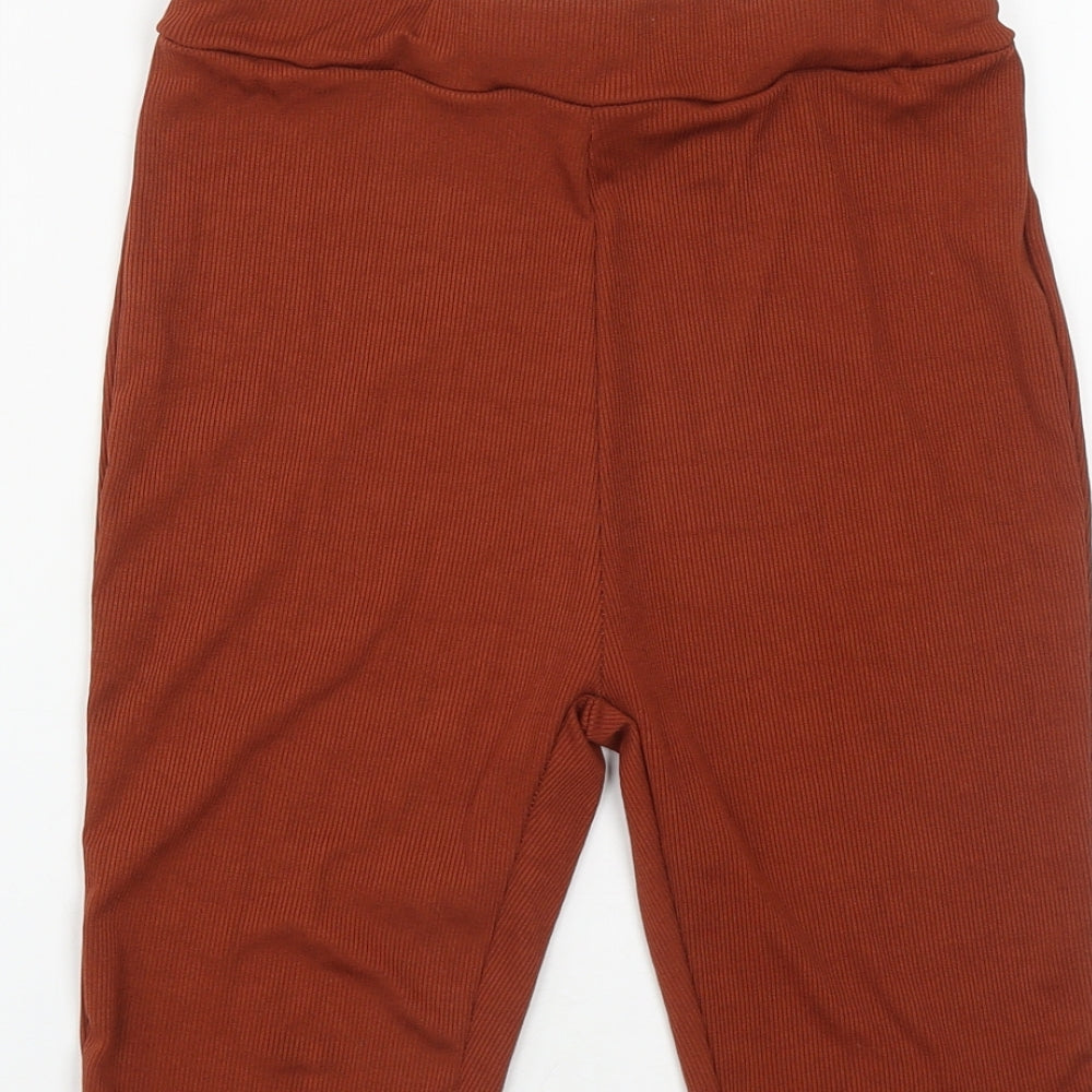 SheIn Womens Brown  Polyester Compression Shorts Size XL L9 in Regular