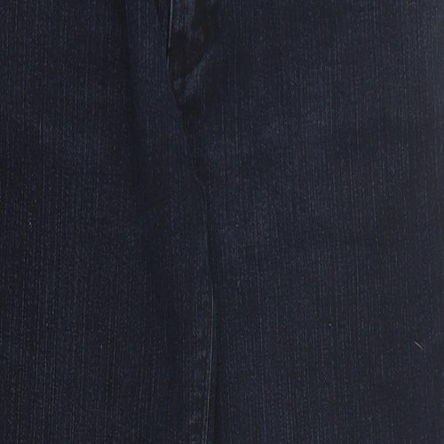 House of Denim Womens Blue  Cotton Skinny Jeans Size 14 L30 in Regular Zip