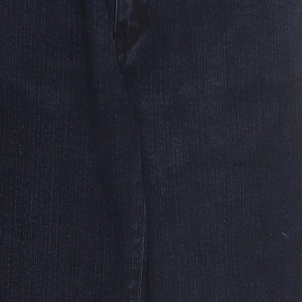House of Denim Womens Blue  Cotton Skinny Jeans Size 14 L30 in Regular Zip