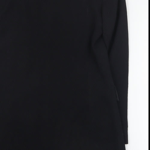House of Fraser Womens Black   Jacket Blazer Size 12  Button