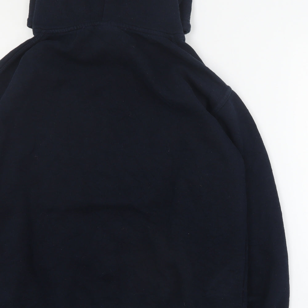 Bulletin Mens Blue  Cotton Pullover Hoodie Size 2XL