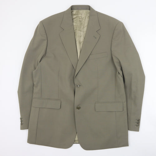 Skopes Mens Green  Polyester Jacket Suit Jacket Size L