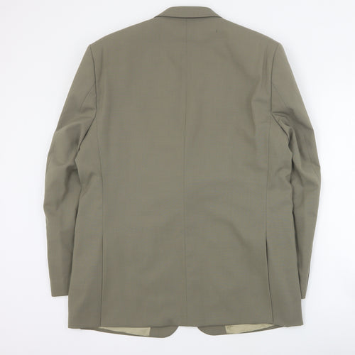 Skopes Mens Green  Polyester Jacket Suit Jacket Size L