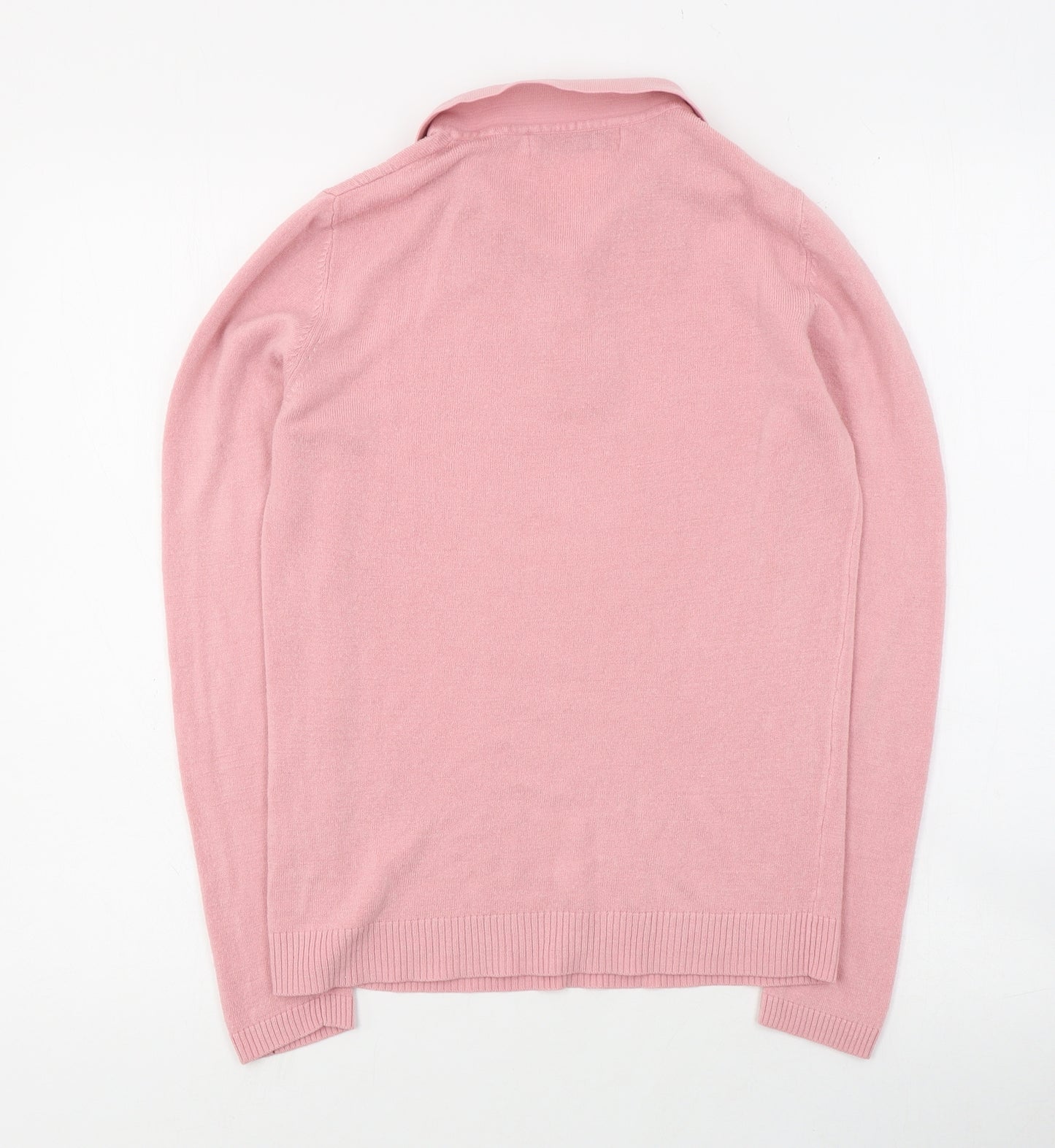 Pure & Natural Womens Pink   Acrylic Pullover Jumper Size 10   - 10/12