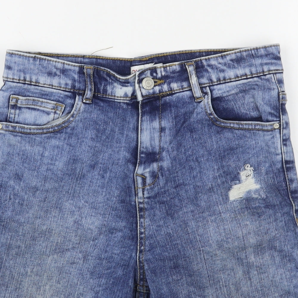 Outfit Boys Blue  Cotton Bermuda Shorts Size 12 Years  Regular