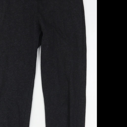 H&M Womens Grey  Cotton Sweatpants Trousers Size S L29 in Regular Snap