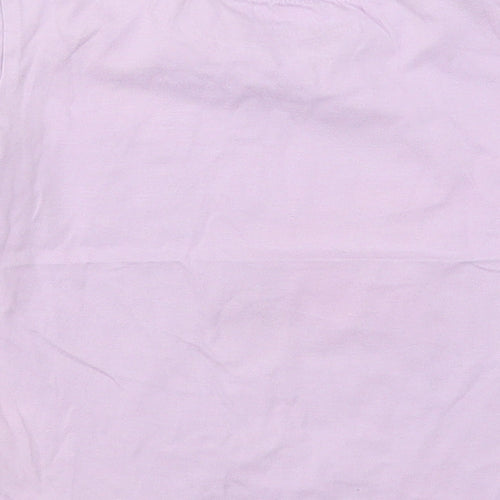 Threadgirls Girls Purple  Cotton Basic T-Shirt Size 5-6 Years Round Neck  - Unicorn