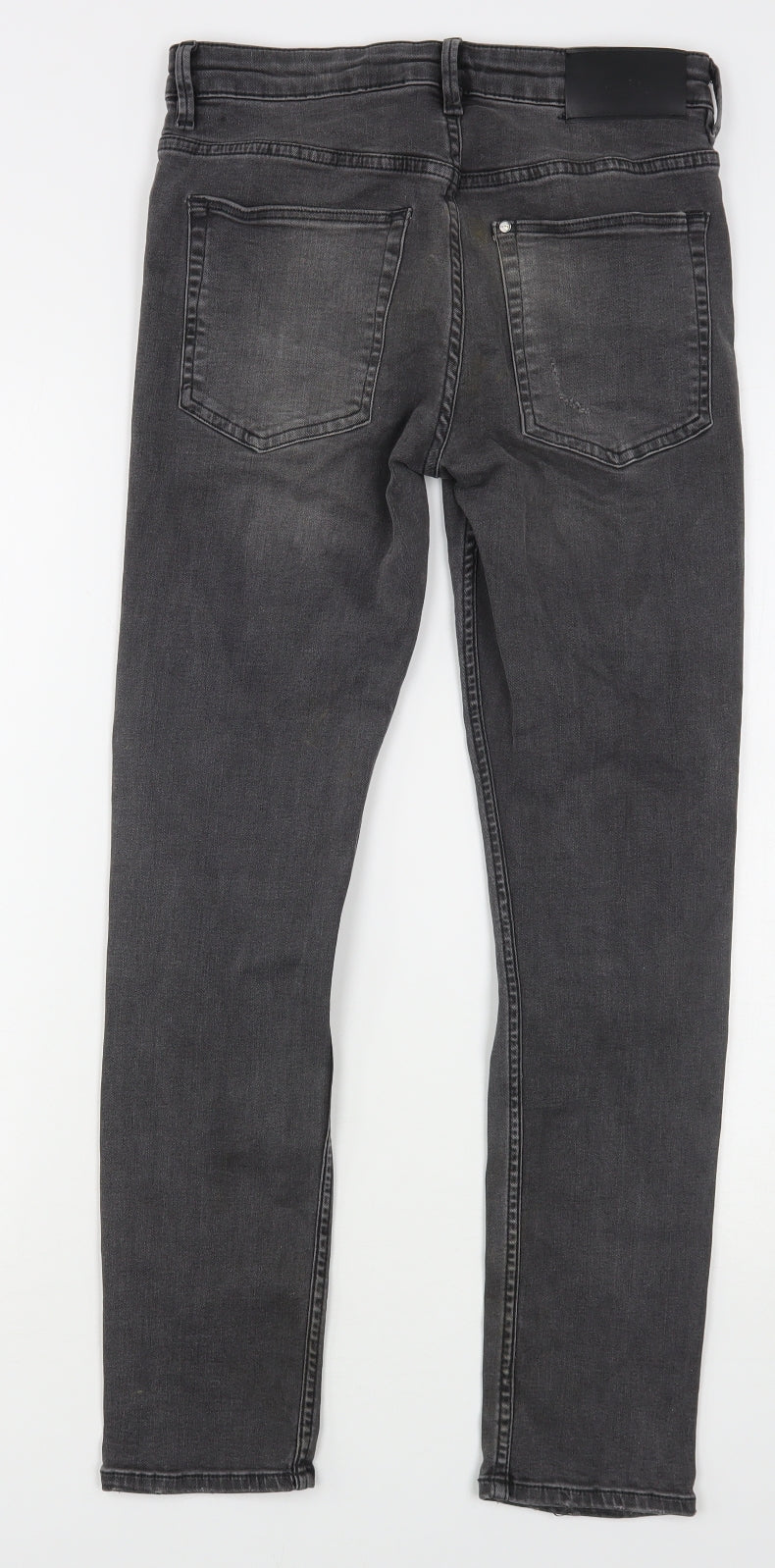 H&M Boys Grey  Cotton Skinny Jeans Size 13 Years  Regular