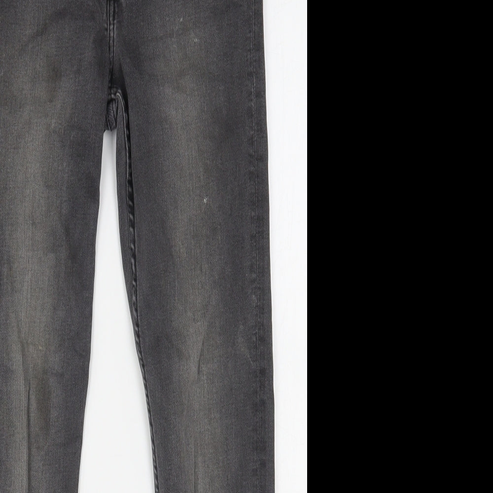 H&M Boys Grey  Cotton Skinny Jeans Size 13 Years  Regular