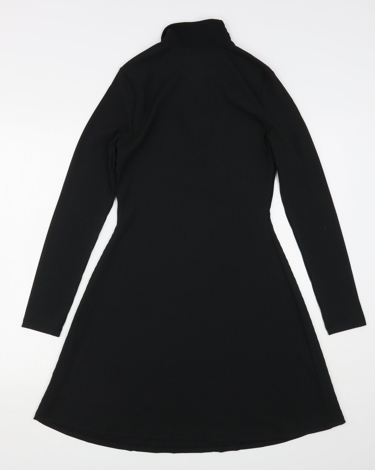 Primark Womens Black  Polyester A-Line  Size 6  Collared