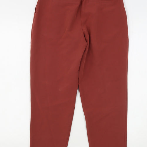 New Look Womens Pink  Polyester Trousers  Size 6 L28 in Regular