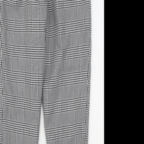 New Look Womens Multicoloured Houndstooth Polyester Trousers  Size 6 L28 in Regular