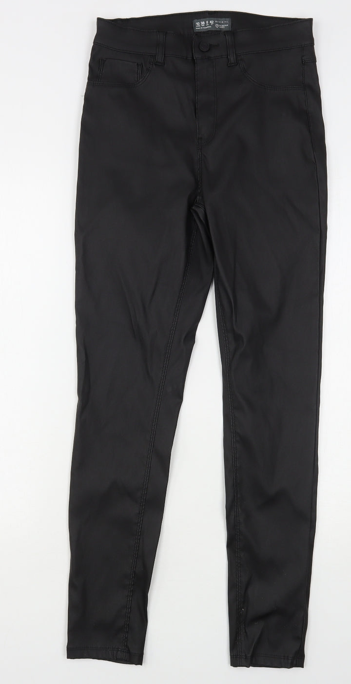 Denim Co Womens Black  Polyester Skinny Jeans Size 10 L29 in Regular