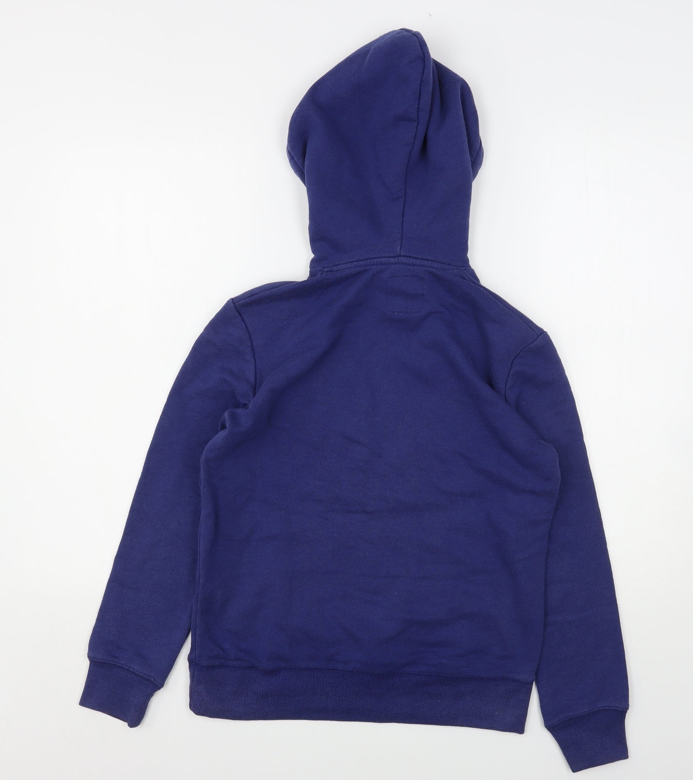 Pull&Bear Womens Blue  Cotton Pullover Hoodie Size S