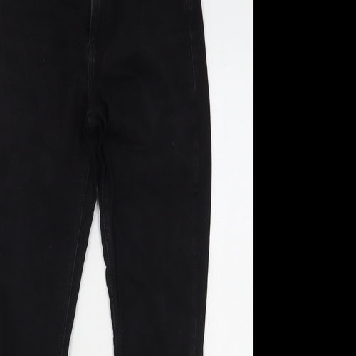 Denim & Co. Womens Black  Cotton Skinny Jeans Size 12 L28 in Regular