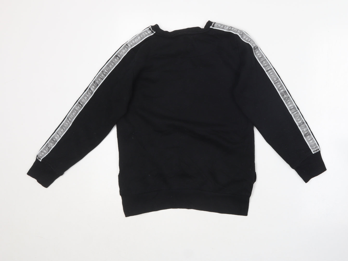 Primark Boys Black  Polyester Pullover Sweatshirt Size 9-10 Years