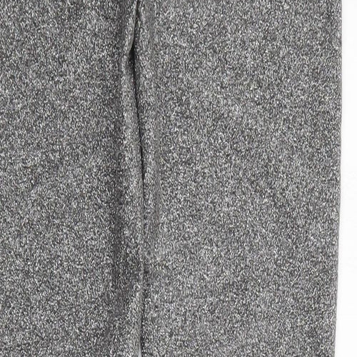 H&M Womens Black  Polyester Jegging Trousers Size 10 L28 in Regular