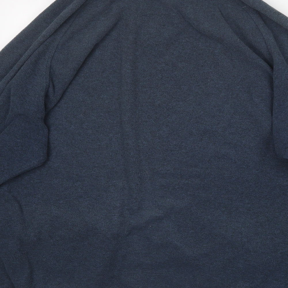Sprayway Mens Blue Collared  Polyester Full Zip Jumper Size L
