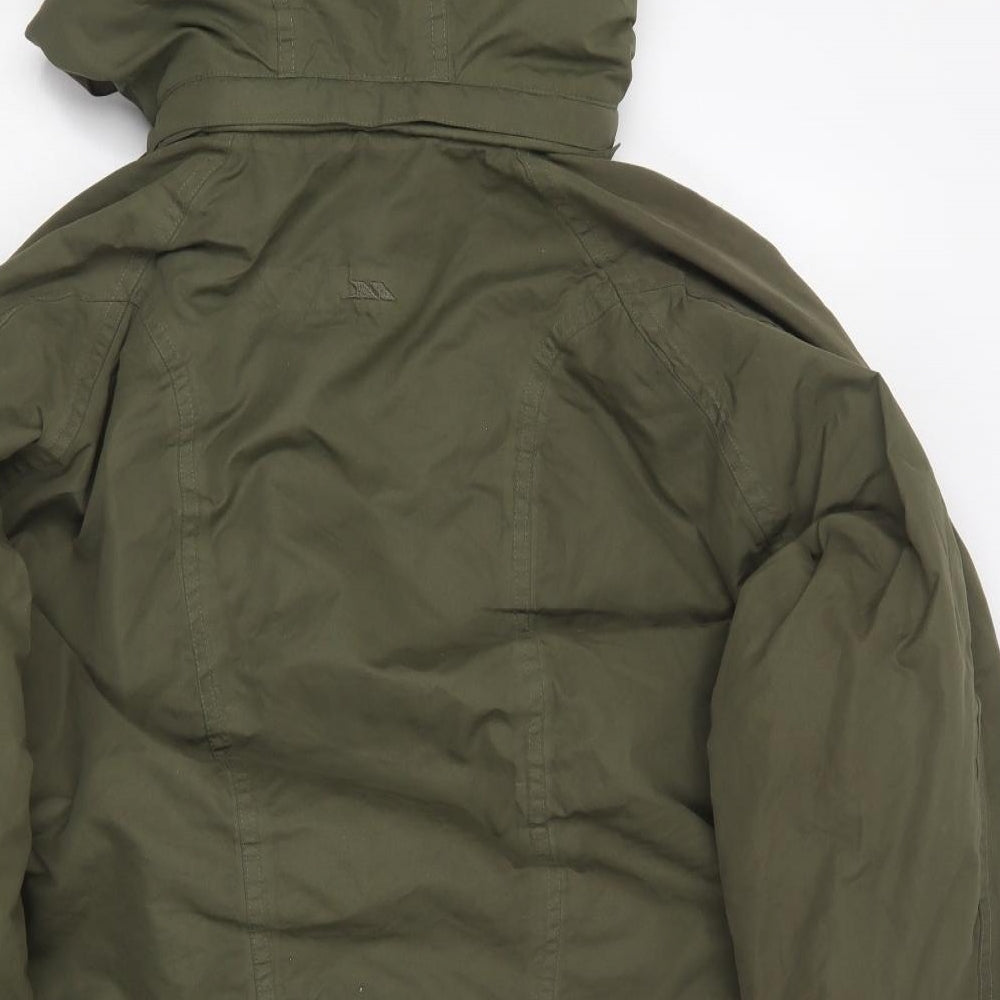 Trespass Mens Green   Rain Coat Coat Size M