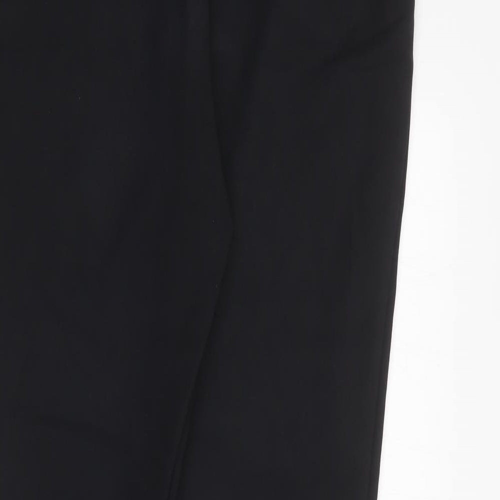 Papaya Womens Black  Polyester Jegging Trousers Size 12 L26 in Regular