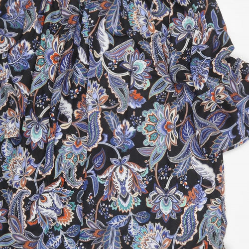 TU Womens Multicoloured Floral Cotton Shift  Size 18  Off the Shoulder