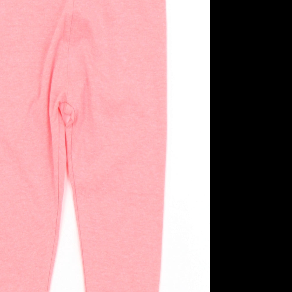 George Girls Pink  Polyester Pedal Pusher Trousers Size 4 Years  Regular