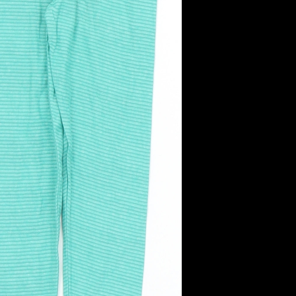 NEXT Girls Green  Cotton Pedal Pusher Trousers Size 3-4 Years  Regular