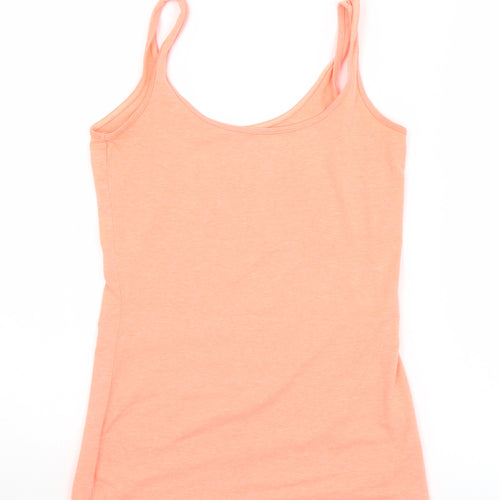 Atmosphere Womens Orange  Polyester Camisole Tank Size 8 Round Neck